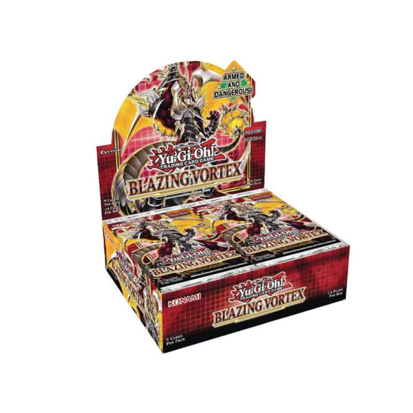 blazing vortex booster box Yu-Gi-Oh! TCG: 1st Edition but Blazing Vortex ups the ante with 19 World Premiere cards Yu-Gi-Oh Blazing Vortex Booster Box