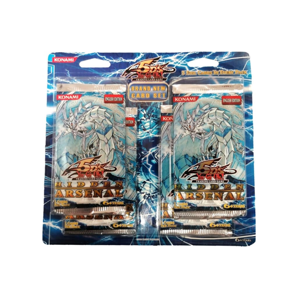 Yugioh Hidden Arsenal 4pack Blister Unlimited by Konami Hobbiesville Yugioh Hidden Arsenal 4pack Blister Unlimited by Konami Hobbiesville