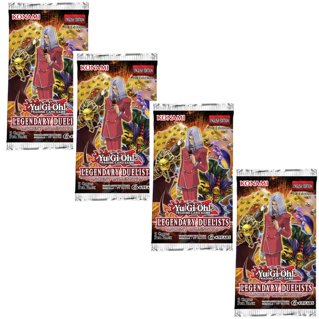 Yugioh Legendary Duelist Ancient Millenium 1st Edition Pack – Hobbiesville