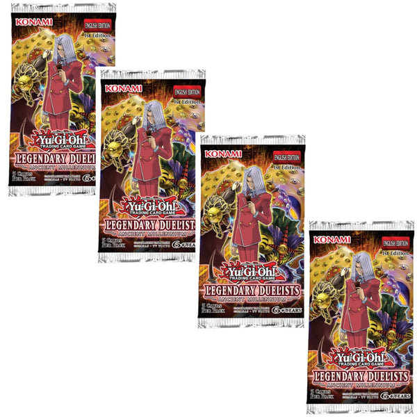 yugioh legendary duelists ancient millennium booster box Yugioh Legendary Duelist Ancient Millenium 1st Edition Pack – Hobbiesville